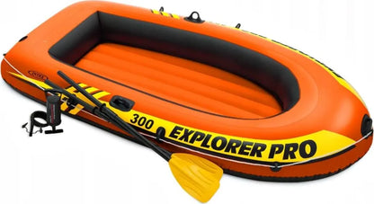  INTEX Explorer Pro 300 Set Aufblasbares Boot Mit Ruder Und Pumpe 58358NP