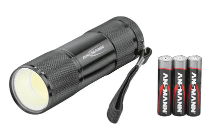  ANSMANN LED-Taschenlampe "ACTION COB LED" Mit Batterien