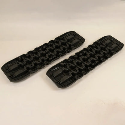  2x Recovery Boards Bergeboards Sandbleche Anfahrhilfe Offroad Gripmatte Grau