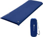 COSTWAY Isomatte Camping Selbstaufblasend, 8 Cm Dick, Schlafmatte Mit Eingebautem Kissen & Elastischer Schwamm Inkl. Tragetasche, Wasserdicht, Ultraleicht, Für Camping Reisen Wandern