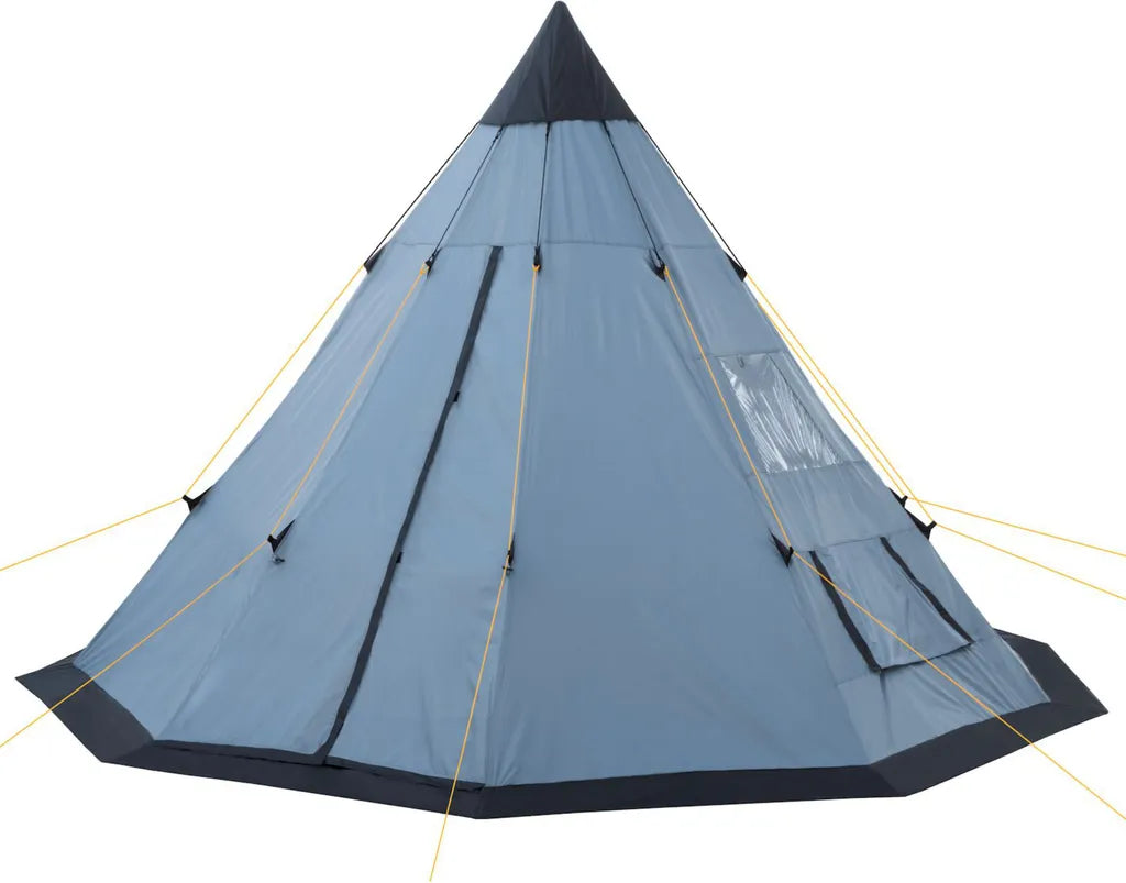  CampFeuer Tipi Zelt Spirit Für 4 Personen | Grau | 3000 Mm Wassersäule