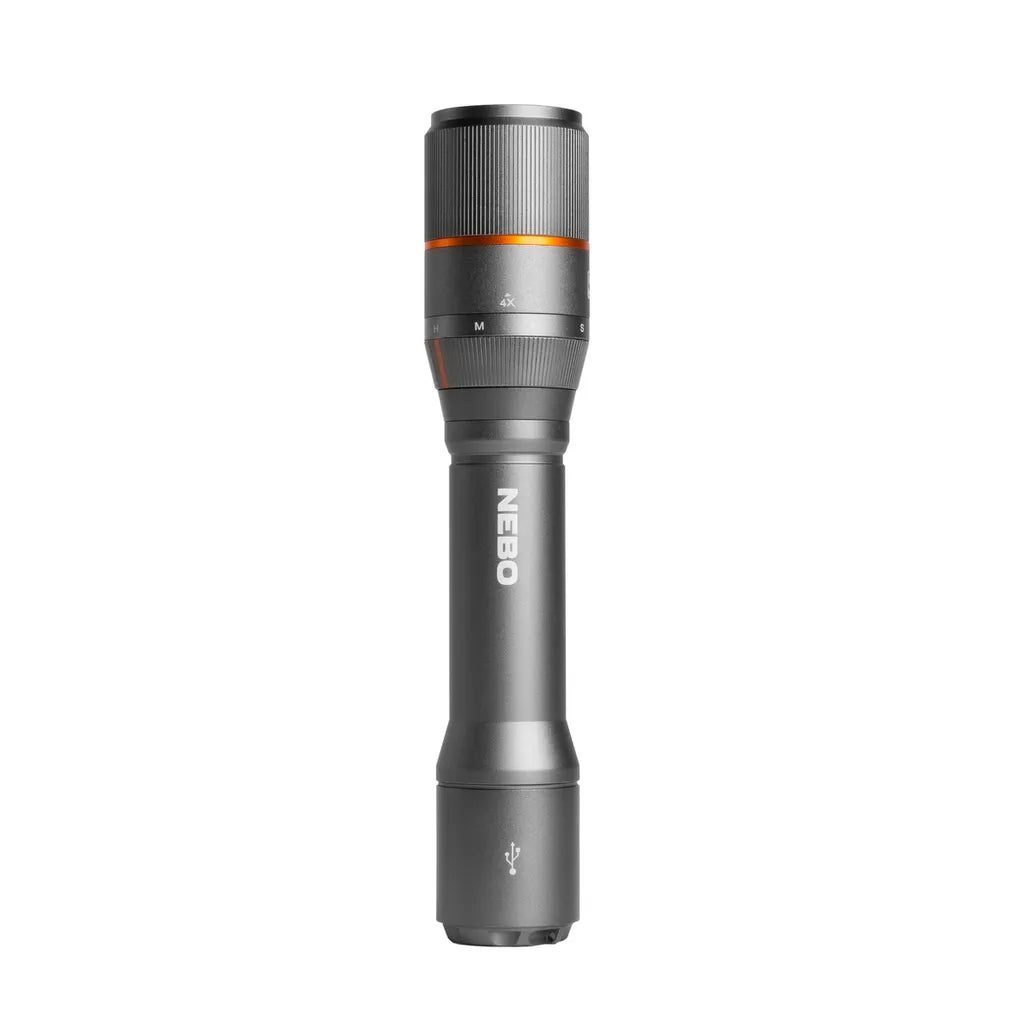  Herbertz Messer Solingen NEBO LED DAVINCI 2000 Taschenlampe Mit 2000 Lumen Anthrazit