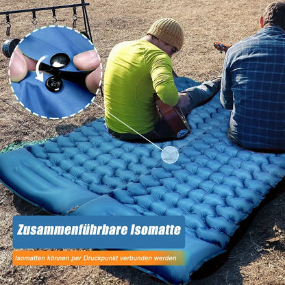  Freetoo Isomatte, Isomatte Ultraleicht, Isomatte Outdoor, Dicke Isomatten Camping Ultraleicht Mit Kissen Isomatte Selbstaufblare Schlafmatte, Wasserdichte & Faltbare