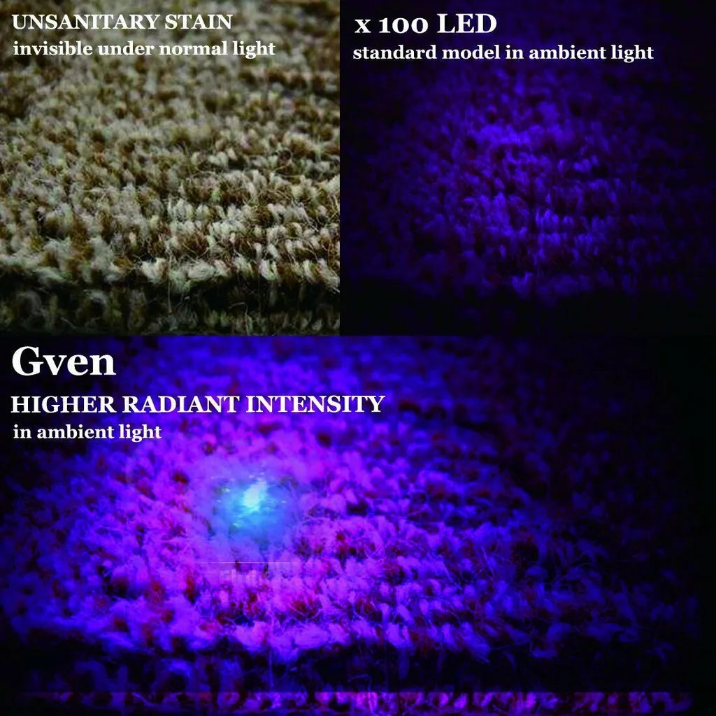  UV Lampe 100 LED Taschenlampe Scorpion Bernstein Schwarzlicht Handlampe UV Taschenlampe