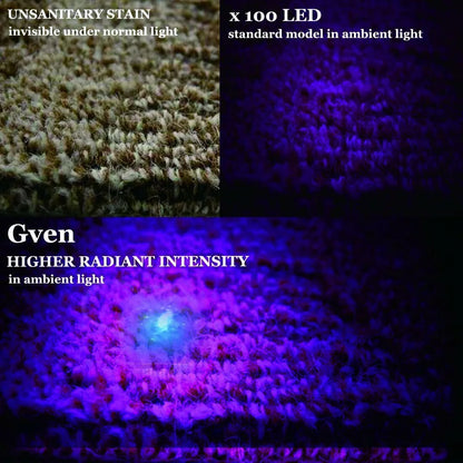  UV Lampe 100 LED Taschenlampe Scorpion Bernstein Schwarzlicht Handlampe UV Taschenlampe