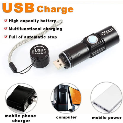  UV Taschenlampe Ultraviolette Lampenjagd 395nm Torch 4 Modi Blacklight Taschenlampen
