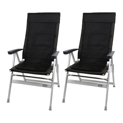  2 Stück Outchair Beheizbare Stuhlauflage, Universal, 120x42cm, Akku + Ladegerät, Heizmatte Camping Outdoor