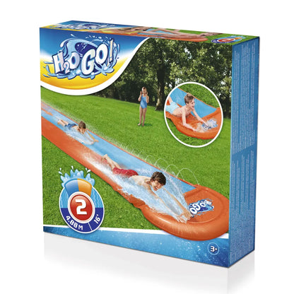  Bestway Sport Bestway® H2OGO!® 2-Personen -Wasserrutsche 488 X 138 Cm Wasserspielzeug Wasserspaß Auswahloutd Lagerverkauf Outdoorauswahl Auswahloutdoor