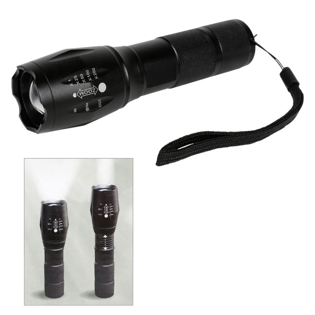  DÉLUXA LED Militär Taschenlampe