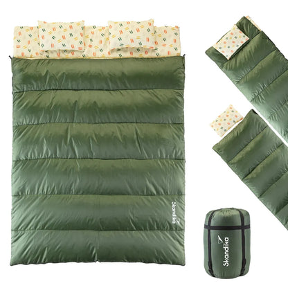  Skandika Deckenschlafsack Iceland Double, Dunkelgr