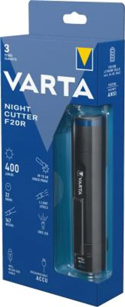 Varta Night Cutter F20R Wiederaufladbar 400 Lumen