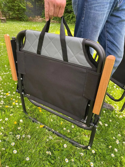  Klappstuhl 2 Stück Im Set - Campingstuhl Gartenstuhl JAMES Tragbar Klappbar