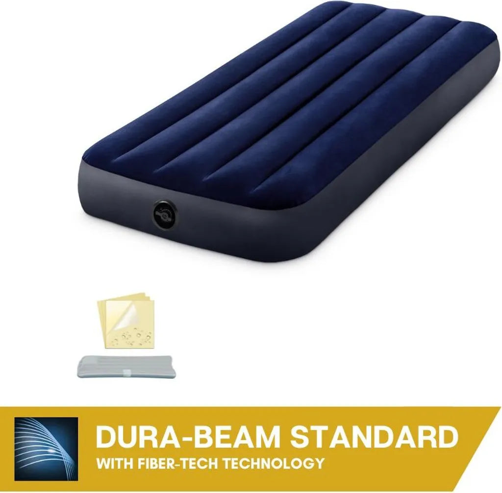  Intex Luftbett 191x76x25 Cm Blau Gästebett Luftmatratze