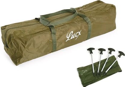  Lucx® Bivvy Angelzelt Karpfenzelt Ruck Zuck Zelt, 1 - 2 Mann Pop-Up Zelt
