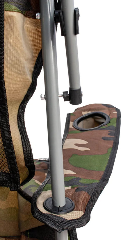  Angelstuhl Klappstuhl Campingstuhl Bis 120 Kg Faltbar Mit Tragetasche Dach 10044, Farbe:Grün