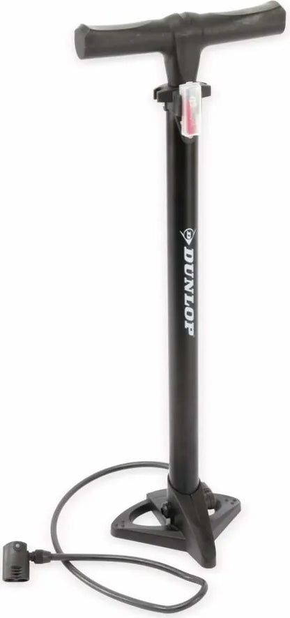  Dunlop Fahrradluftpumpe Für Alle Ventile, Tragbare Luftpumpe, Fahrradpumpe, Standpumpe, Schwarz