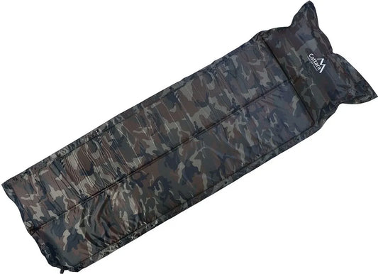  Cattara 13322 - Selbstaufblasbare Isomatte 183x58x2,5cm Mit Kissen NAVY