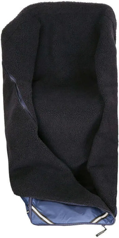  Kaiser Luxus Rollstuhl Schlupfsack WOLLPELZ Blau Mit Schafwolle Abgefüttert