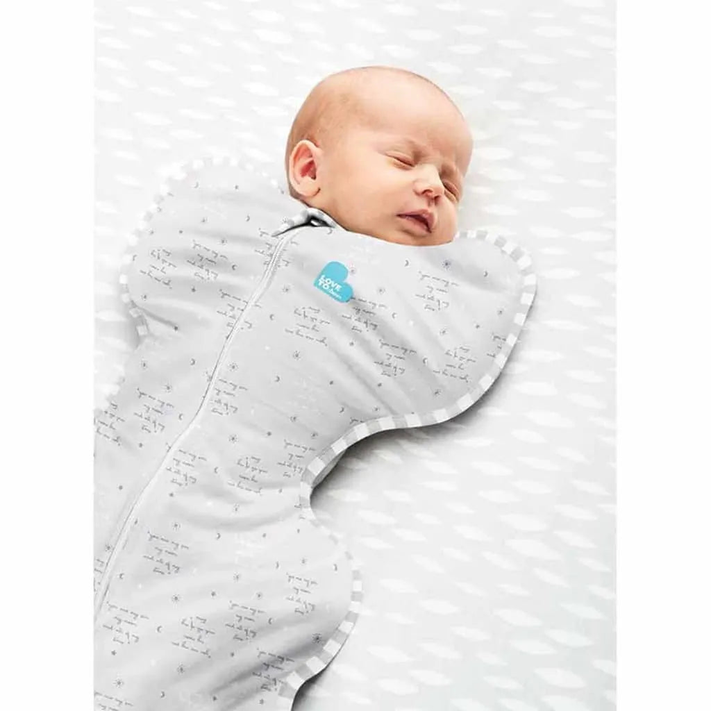  Love To Dream Baby-Schlafsack Swaddle Up Lite Stufe 1 S Textgrau