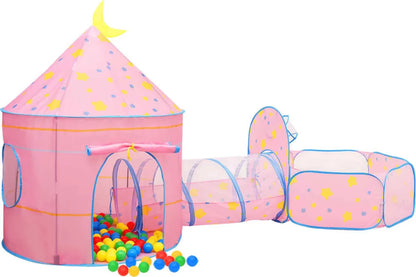  VidaXL Spielzelt Für Kinder Rosa 301x120x128 Cm