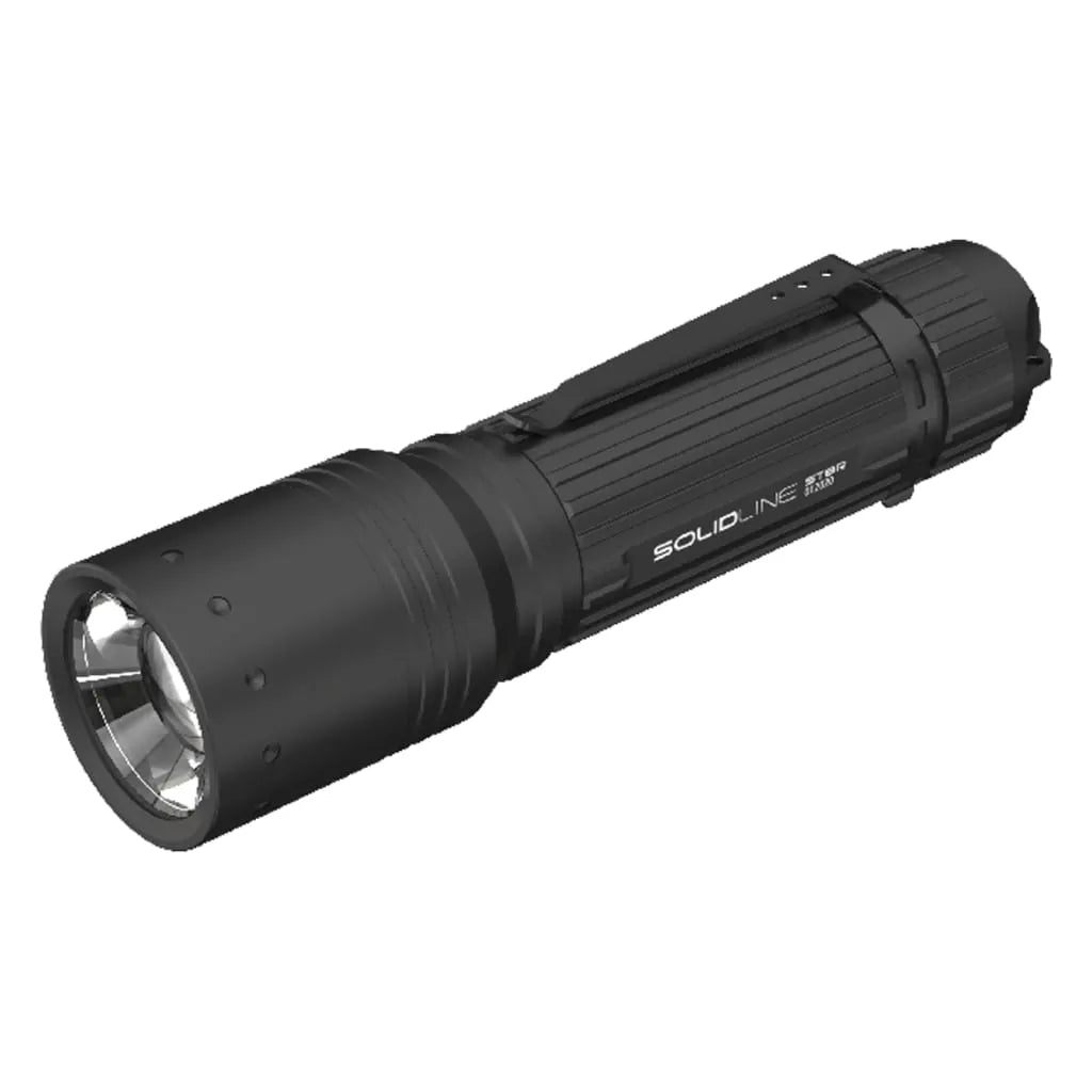  SOLIDLINE Taschenlampe Aufladbar ST8R Mit Clip 600 Lm