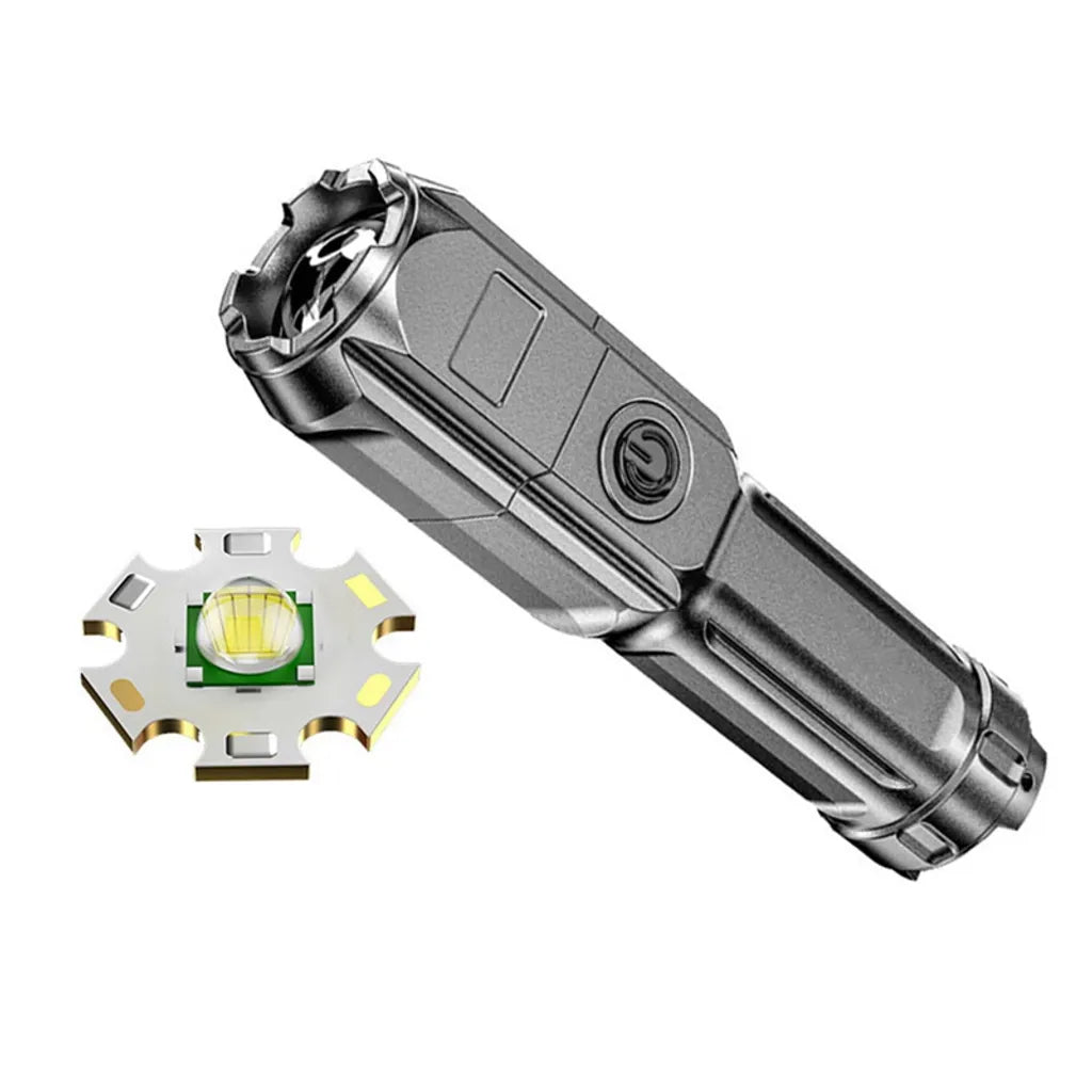  3-Modi Taschenlampe LED Leuchtweite Militär Taktische USB Zoom-Taschenlampe Licht Leistungsstarke Taktische Taschenlampe