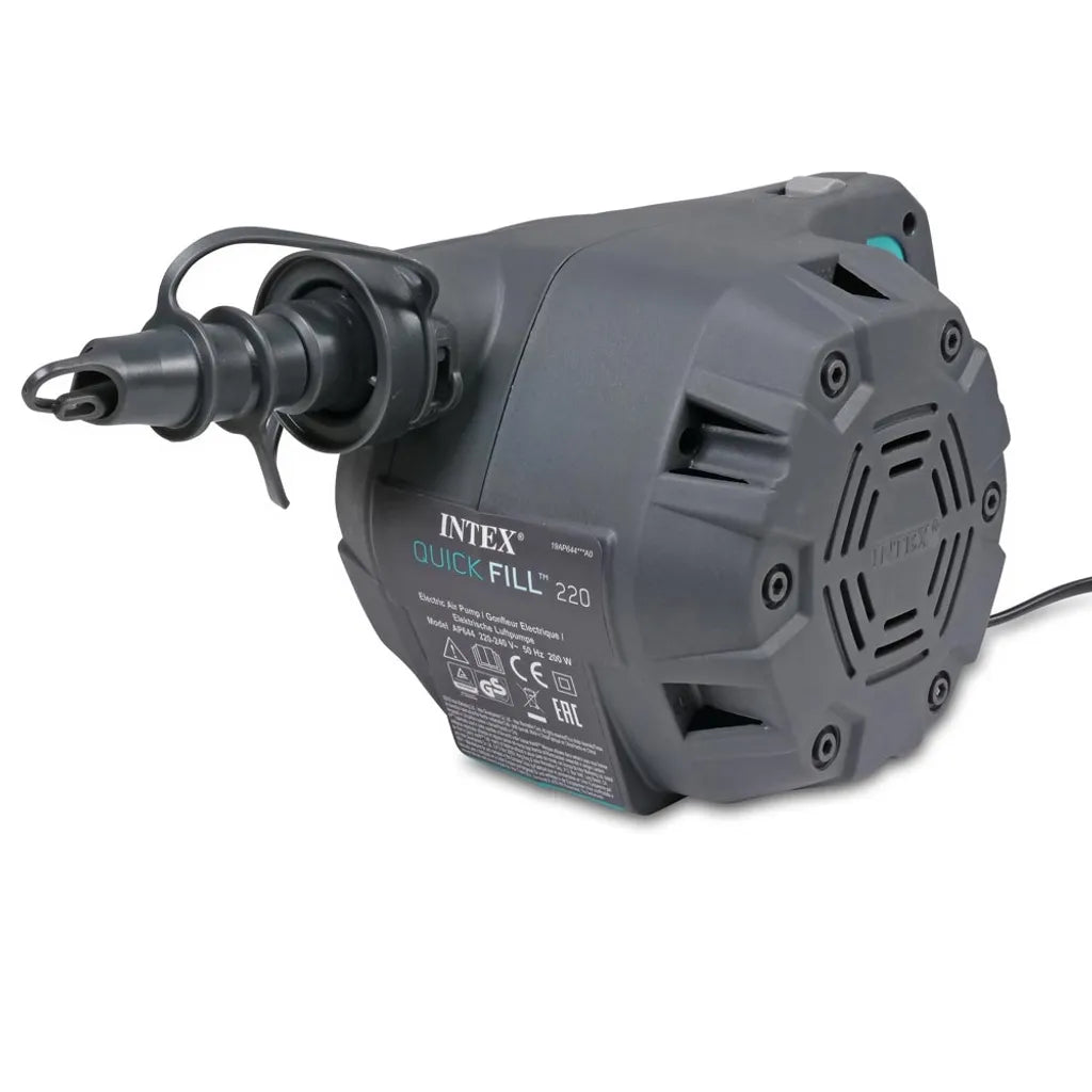  Intex Sport Elektrische Pumpe Mit 3 Verbindungs-Düsen Und Überhitzungs-Schutz, Pumpleistung 1100 L/h Poolzubehör Planschbecken Outdoor2020