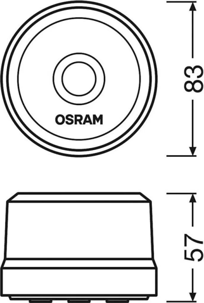 OSRAM LED Rundumleuchte Mit Magnet, PKW, LKW, Camping