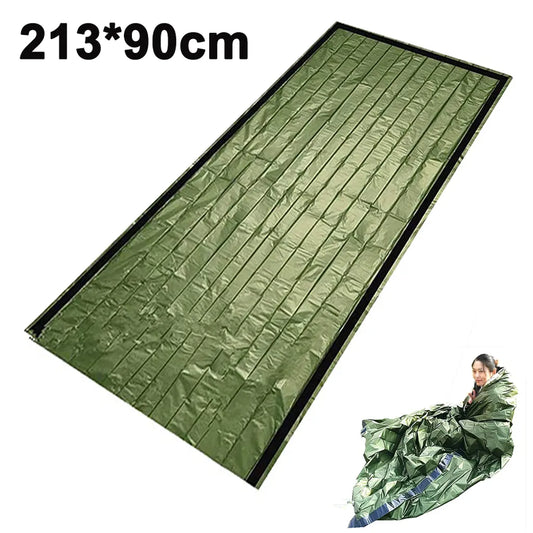  Notfall Überleben Schlafsack, Survival Biwak Sack Erste Hilfe Rettungsdecken Wasserdicht Notfalldecke Ultraleicht Hitzeabweisend Kälteschutz Für Outdoor Camping Wandern