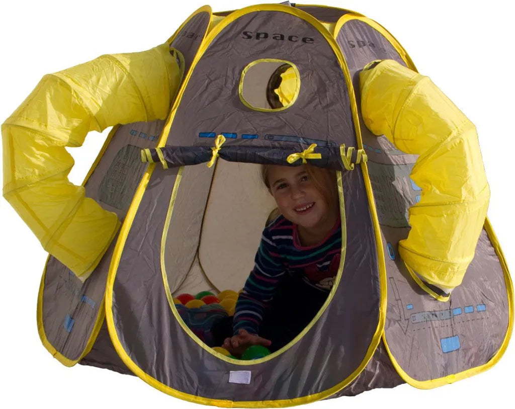  Bällebad SPACE Mit 100 Bällen, Spielzelt, Pop-Up, Kinderzelt