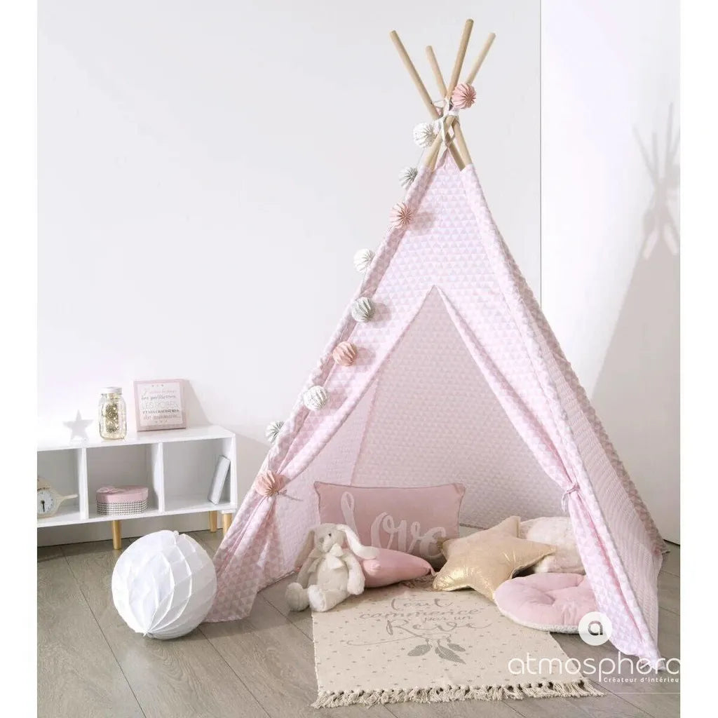  Tipi Für Kinder Rosa - Atmosphera Créateur D'intérieur