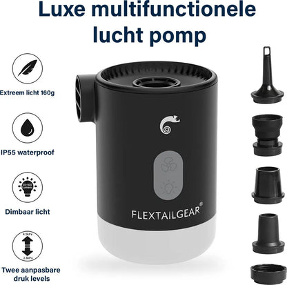  Flextail Gear Max Pump 2 Pro - Luftmatratzenpumpe - Schwarz