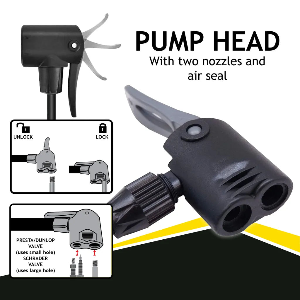  Dunlop Standluftpumpe 10233, Mit Manometer, 11 Bar
