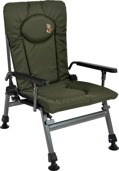  Carp Angelstuhl Campingstuhl F5R Stuhl Deluxe Karpfen Angler Campingstuhl Mit Extra Höhe