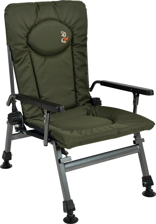  Carp Angelstuhl Campingstuhl F5R Stuhl Deluxe Karpfen Angler Campingstuhl Mit Extra Höhe