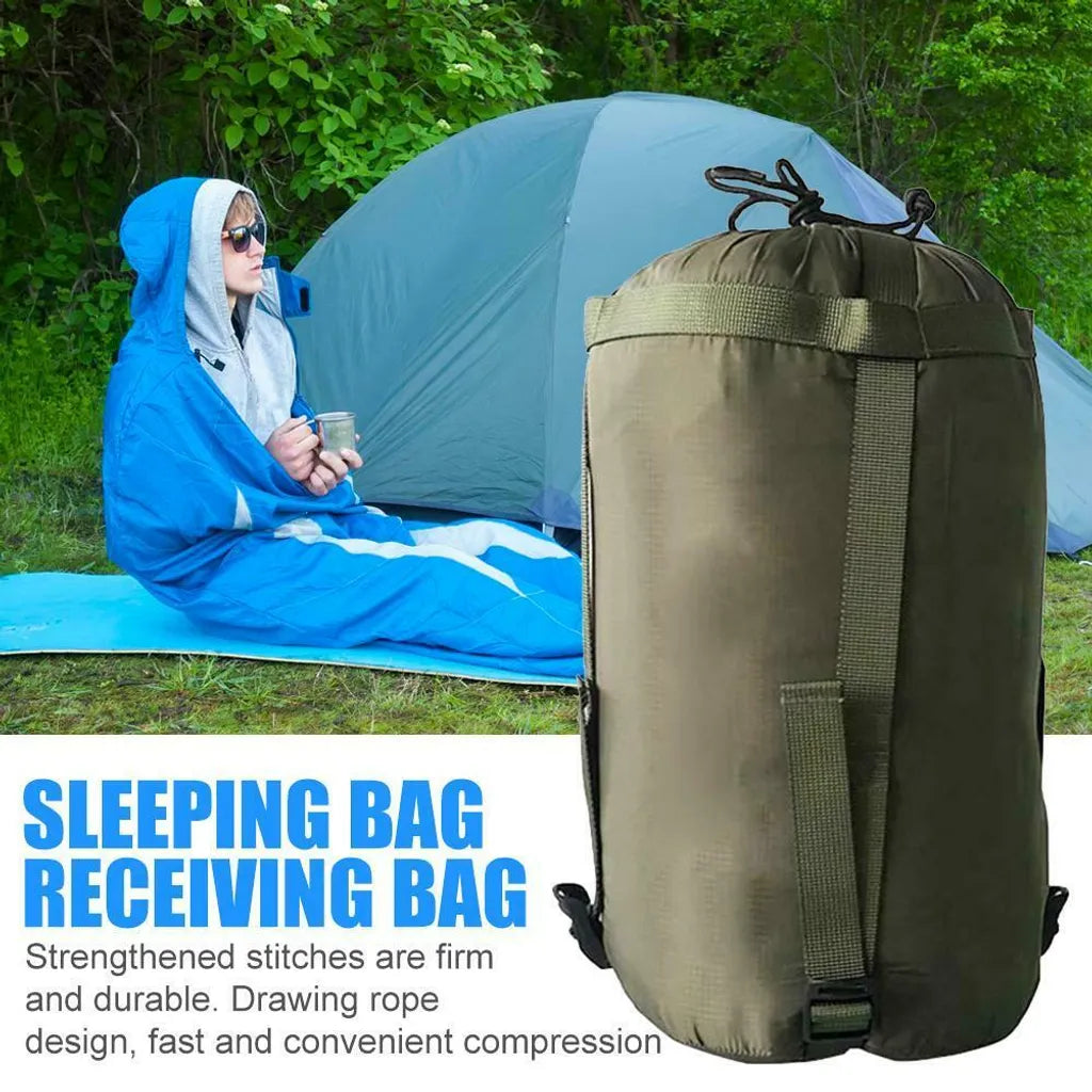  Melario Outdoor Deckenschlafsack Mumienschlafsack Schlafsack Winter Camping Zelt Grün