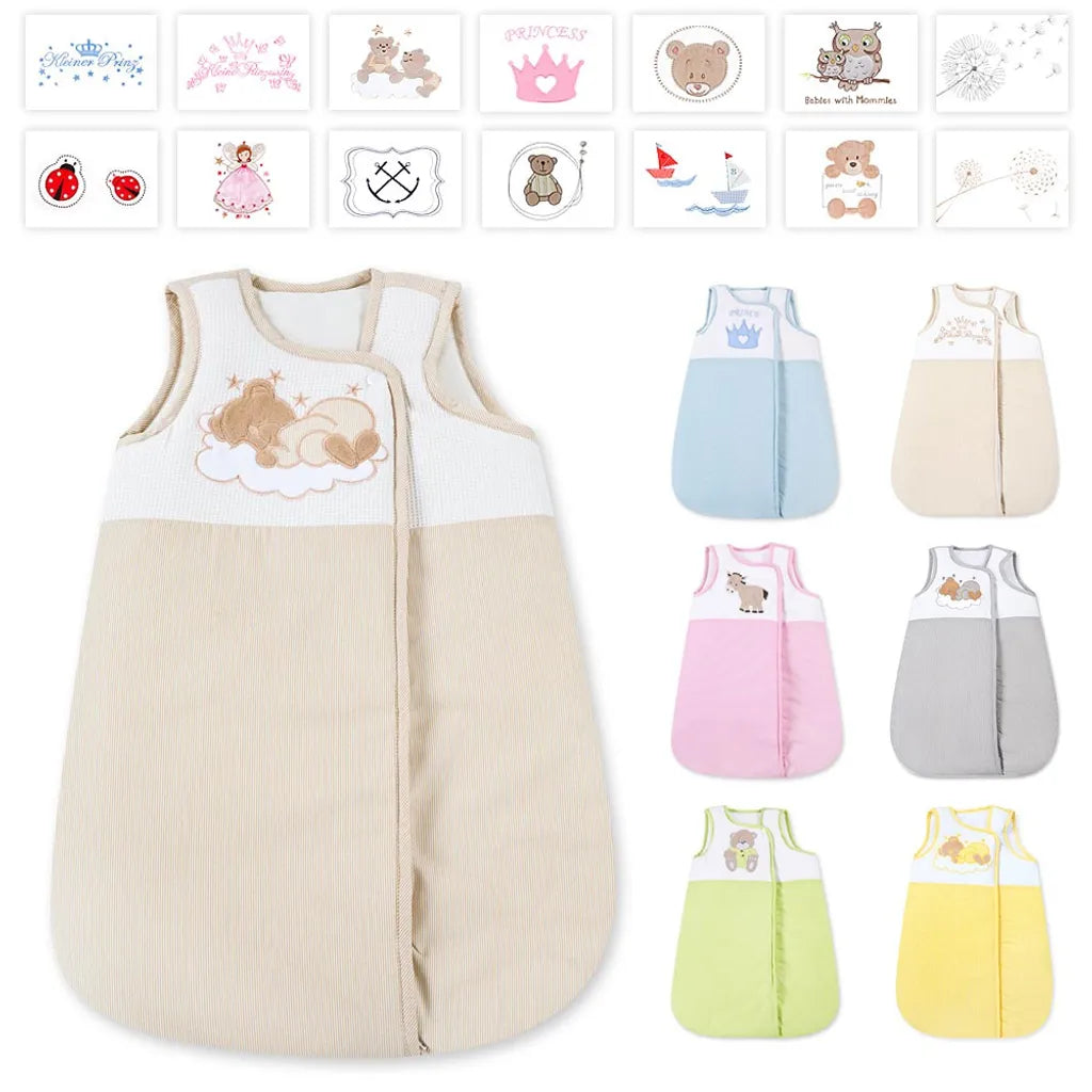  Baby Schlafsack Winterschlafsack/Sommerschlafsack Für Jungen Und Mädchen 70cm, Modelle:Blue Marine