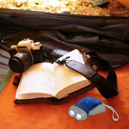  Hand Kurbel Taschenlampe, Keine Batterie-LED Helles Licht-Set/4: