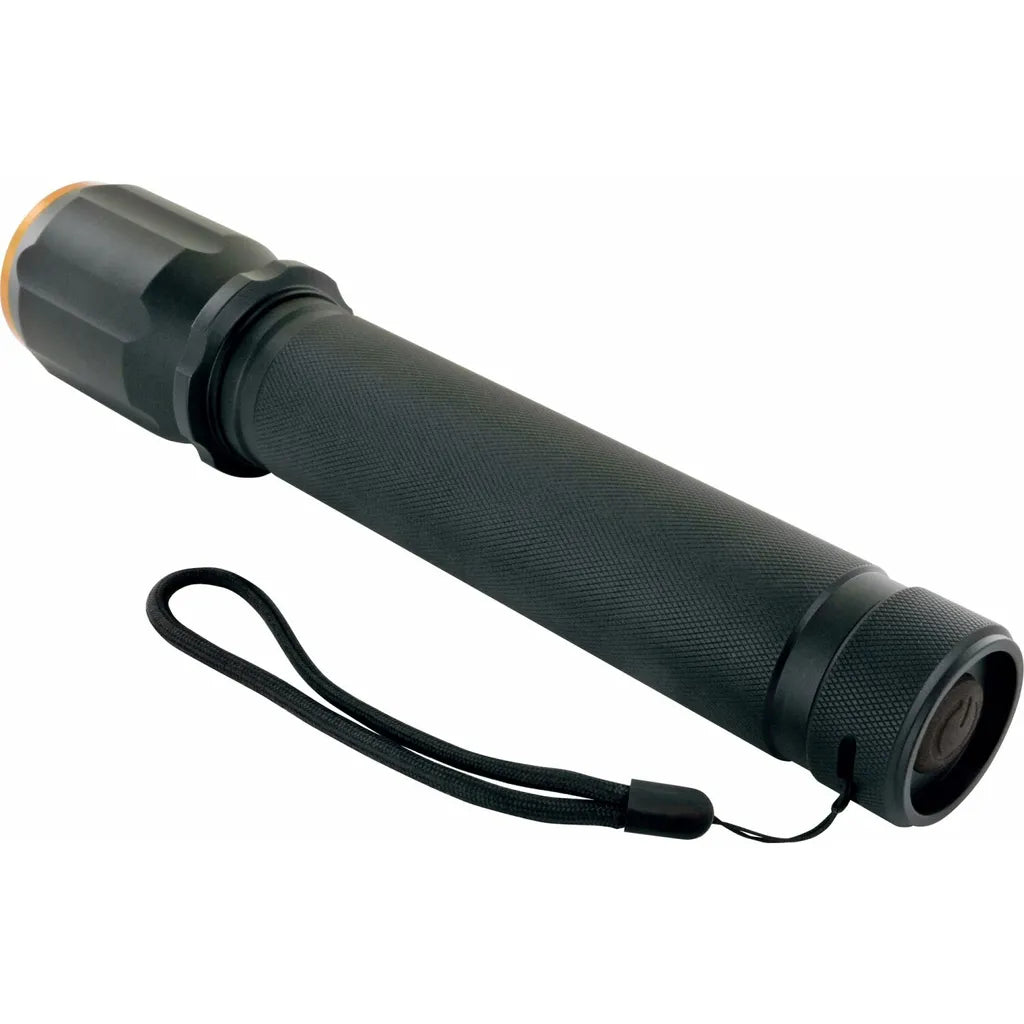  Schwaiger TLED600S LED Taschenlampe Mit Zoom Funktion Mit 3x Batterie Ersatz Schwarz