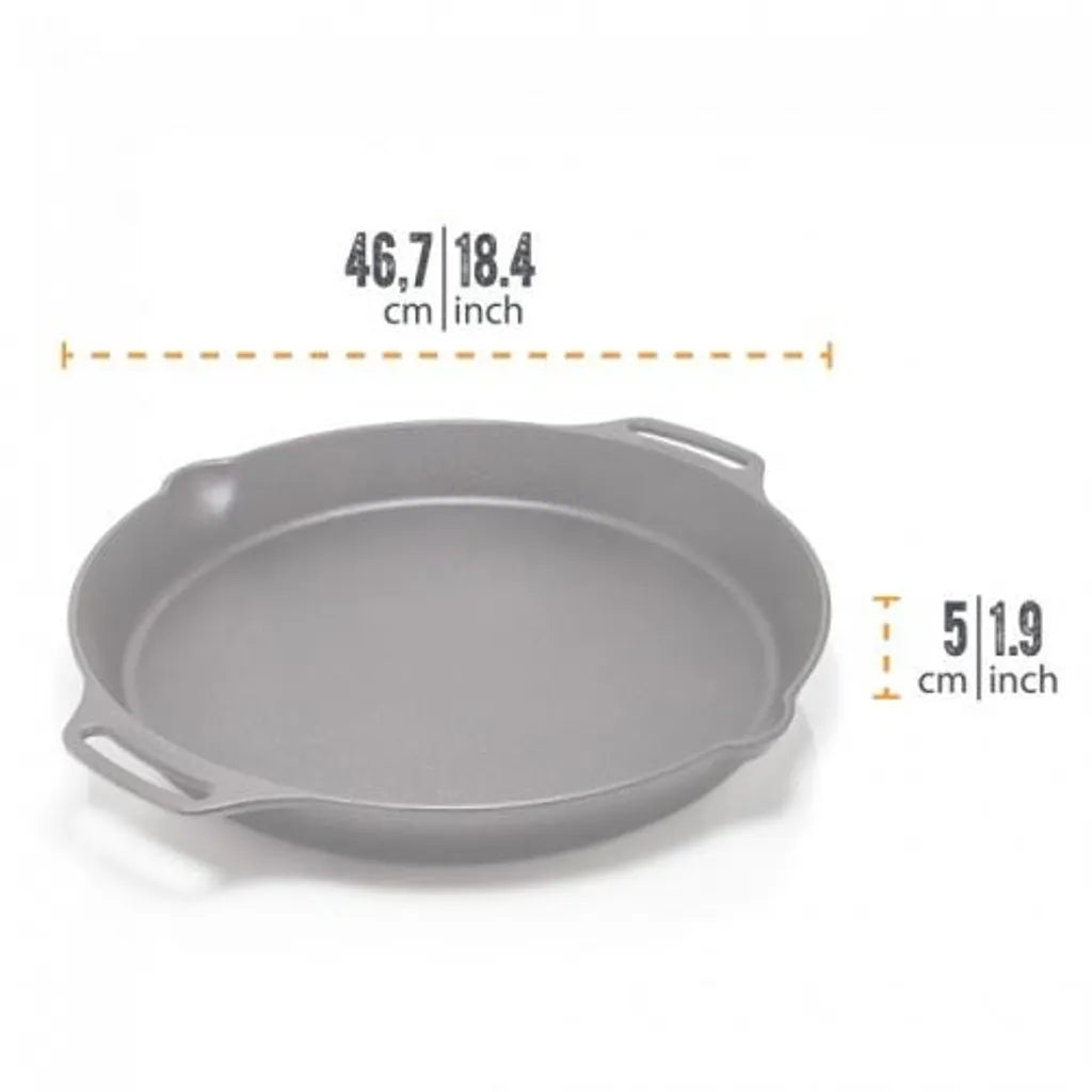  Petromax Feuerpfanne Fp40h-t Mit Henkeln Aus Gusseisen, Ø 40 Cm; Fp40h-t