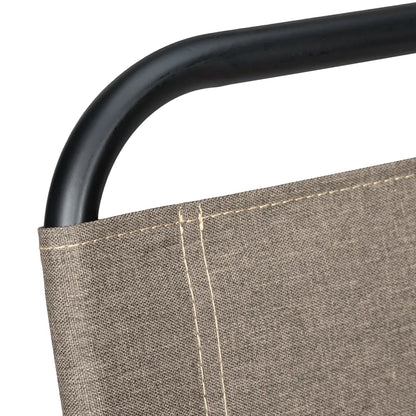  Relaxdays Beiger Campinghocker Mit Lehne