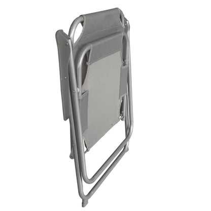  Wohaga Campingstuhl 'Texel' Mit Armlehnen, Klappbar - Stone