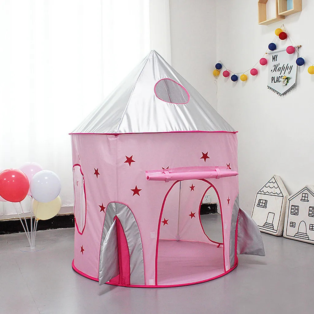  3-Teiliges Kinder Spielzelt Tunnel Spielplatz Pop-up Spielhaus Kinder Zelt Mit Krabbel Tunnel Und 1 Basketball-Korb