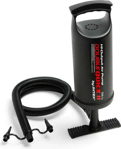  Intex Doppelhub Luftpumpe Double Quick II 36cm 6.7/8.5/18mm Adapter