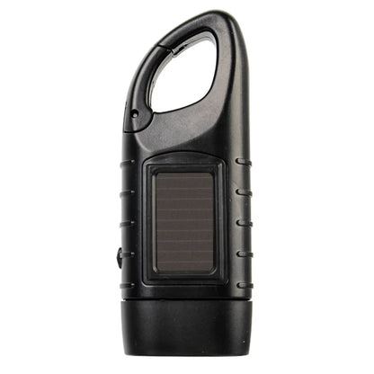  2er Solar LED Taschenlampe Handkurbel Wiederaufladbare Mit Wanderschnalle, Dynamo Taschenlampe, Taschenlampenkurbel Für Outdoor/Camping/Notfall (Grün+Schwarz)