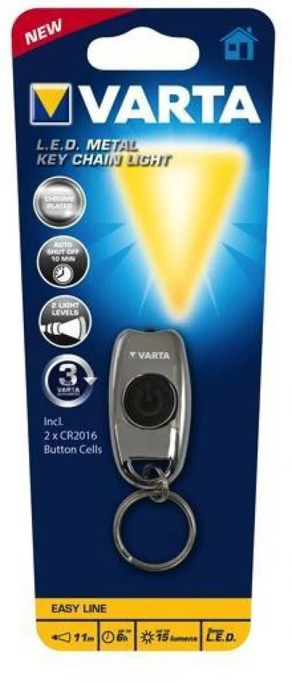  Varta LED Metal Key Chain BLI1 Inkl.2xCR2016