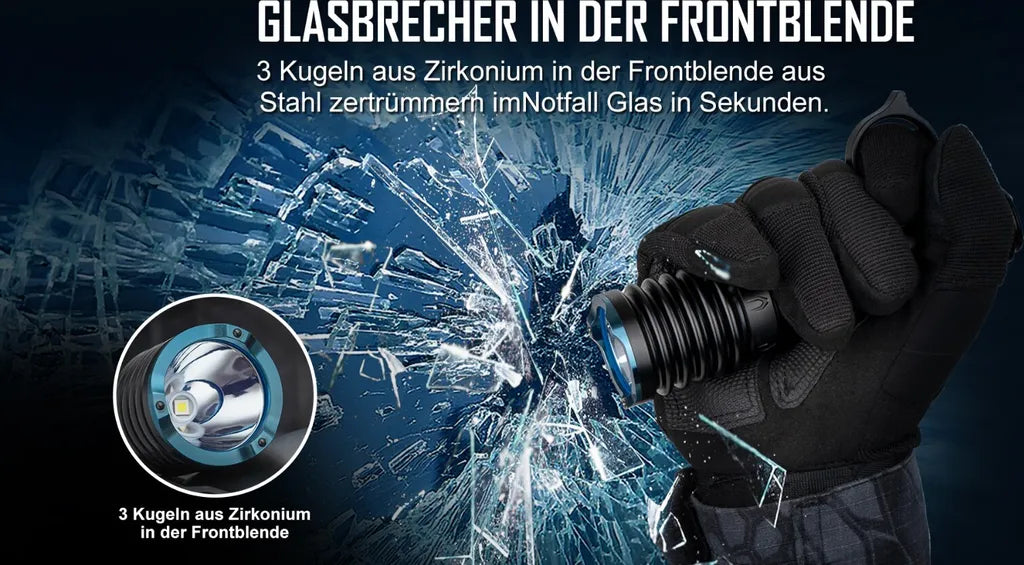  OLIGHT Warrior X 3 Schwarz LED Taschenlampe 2500 Lumen 560 Meter Leuchtweite, USB Wiederaufladbar IPX8 Wasserdicht