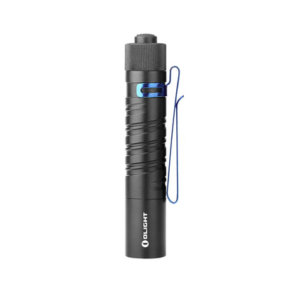  Olight I5T EOS Taschenlampe 300 Lumen / 60 Meter Kühle Weiße LED Heckschalter EDC-Taschenlampe, Mit AA Batterie + Batteriefach(Schwarz)
