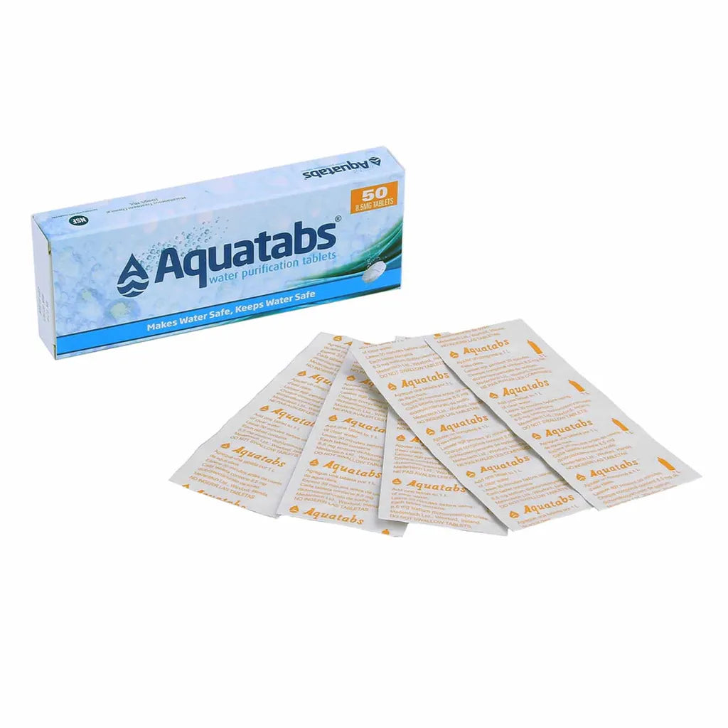  Wasserreinigungstabletten AQUATABS (2 X 50 Stück)
