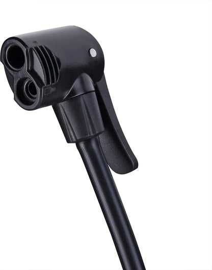  Monzana Standluftpumpe Inkl 3 Zusatzadapter 60/100 Cm Schlauch Luftpumpe Bis 7 Bar Für Fahrrad Auto Luftmatratze Motorrad , Model:12 Bar
